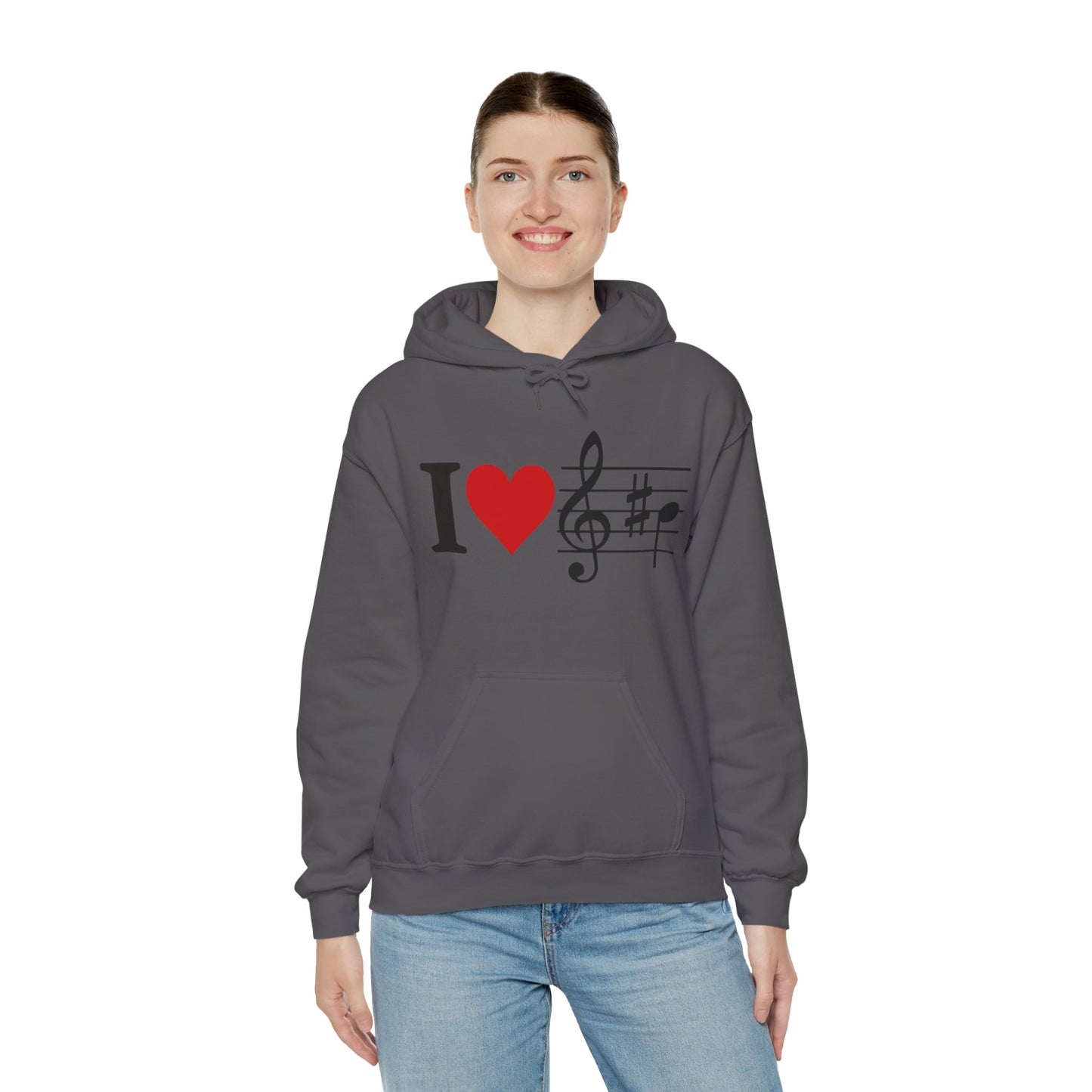 Music Hoodie for Men & Women - Concert Outfit - Unisex Sweatshirt Gift for Musicians & Music Lovers