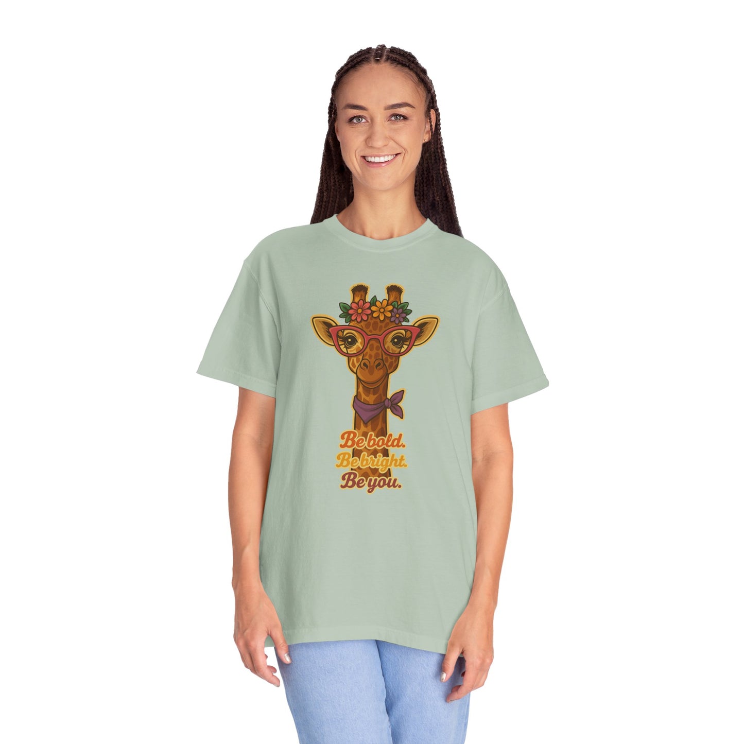 Cute Giraffe T-shirt | Inspirational Women's Graphic Tee