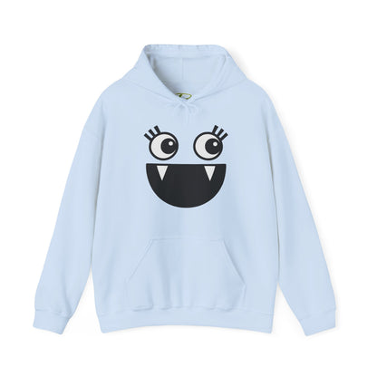 Cartoon Hoodie - Funny Monster Face Hoodie for Women