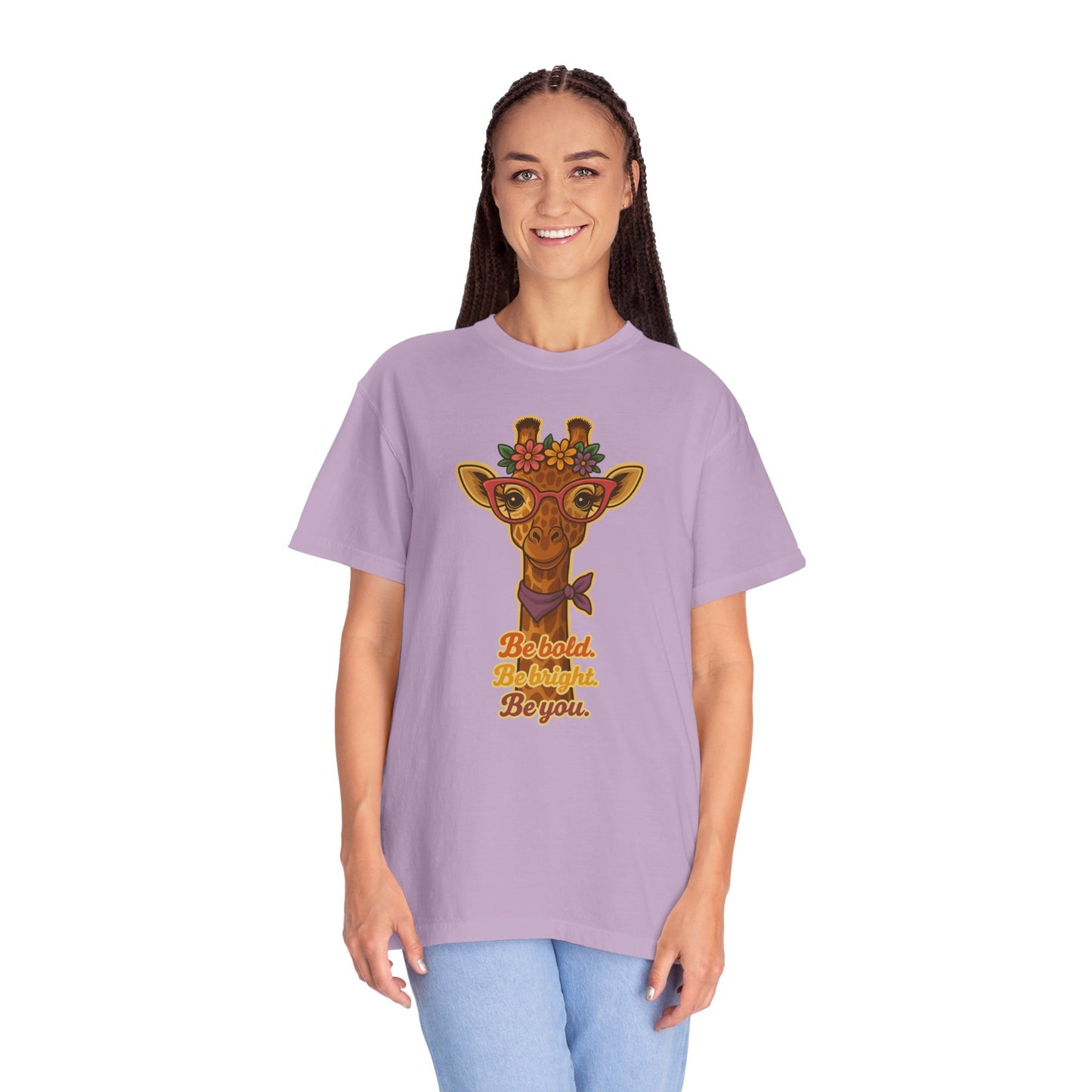 Cute Giraffe T-shirt | Inspirational Women's Graphic Tee