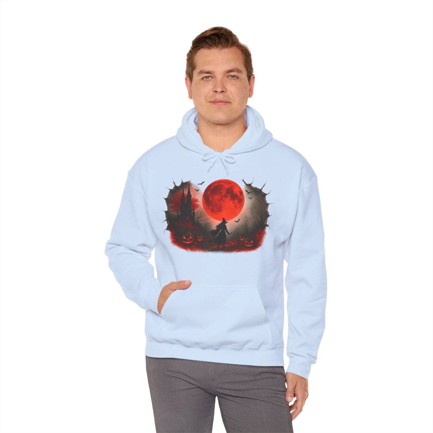 Halloween Hoodie - Cozy Fall Hooded Sweatshirt & Seasonal Gift - Halloween Witch Hoodie - Halloween Costume