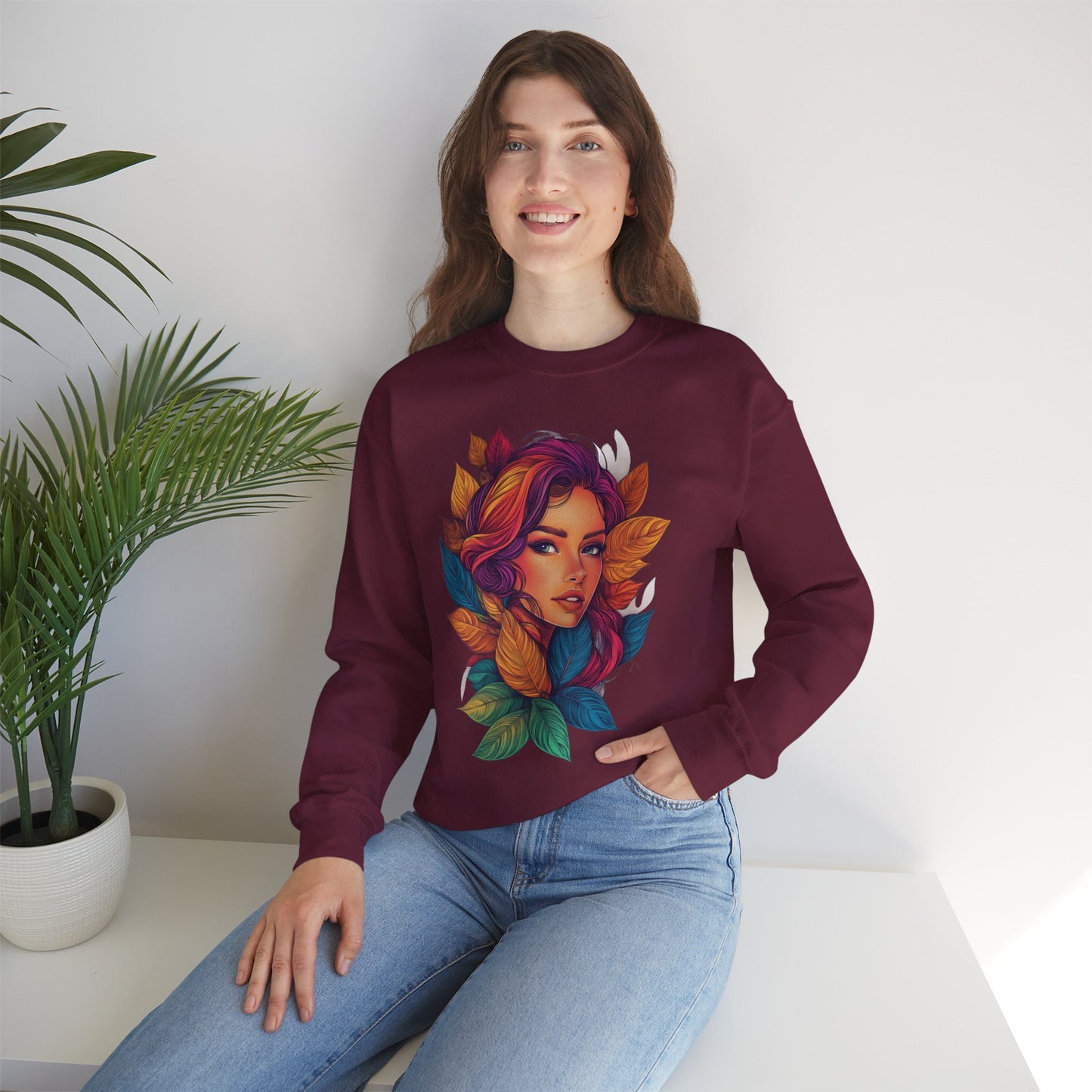 Fall Sweatshirt - Women's Fall Fashion - Seasonal Gift for Her