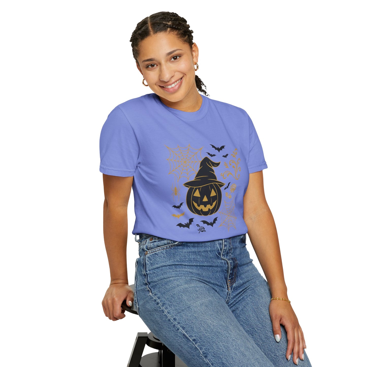 Halloween Pumpkin T-Shirt – Spooky Graphic Tee
