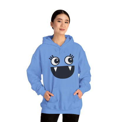 Cartoon Hoodie - Funny Monster Face Hoodie for Women