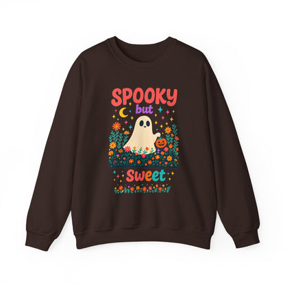 Spooky but Sweet Halloween Sweatshirt – Cute Fall Crewneck