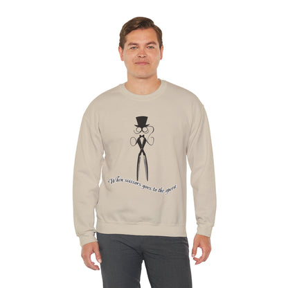 Funny Scissor Enthusiast Crewneck - Hairdresser Sweatshirt - Unisex Salon Humor Gift for Stylists & Cosmetologists