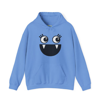Cartoon Hoodie - Funny Monster Face Hoodie for Women