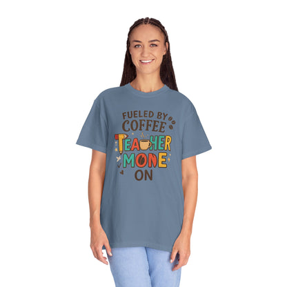 Teacher Coffee T-Shirt | Funny Unisex Teaching Tee | Unisex Back to School Tee