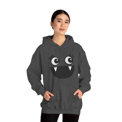 Cartoon Hoodie - Funny Monster Face Hoodie for Women