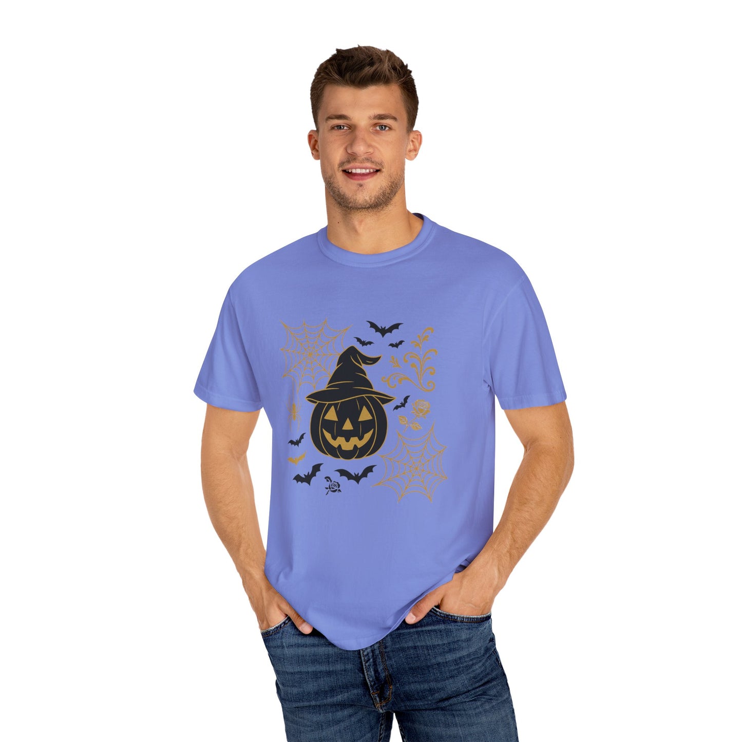Halloween Pumpkin T-Shirt – Spooky Graphic Tee