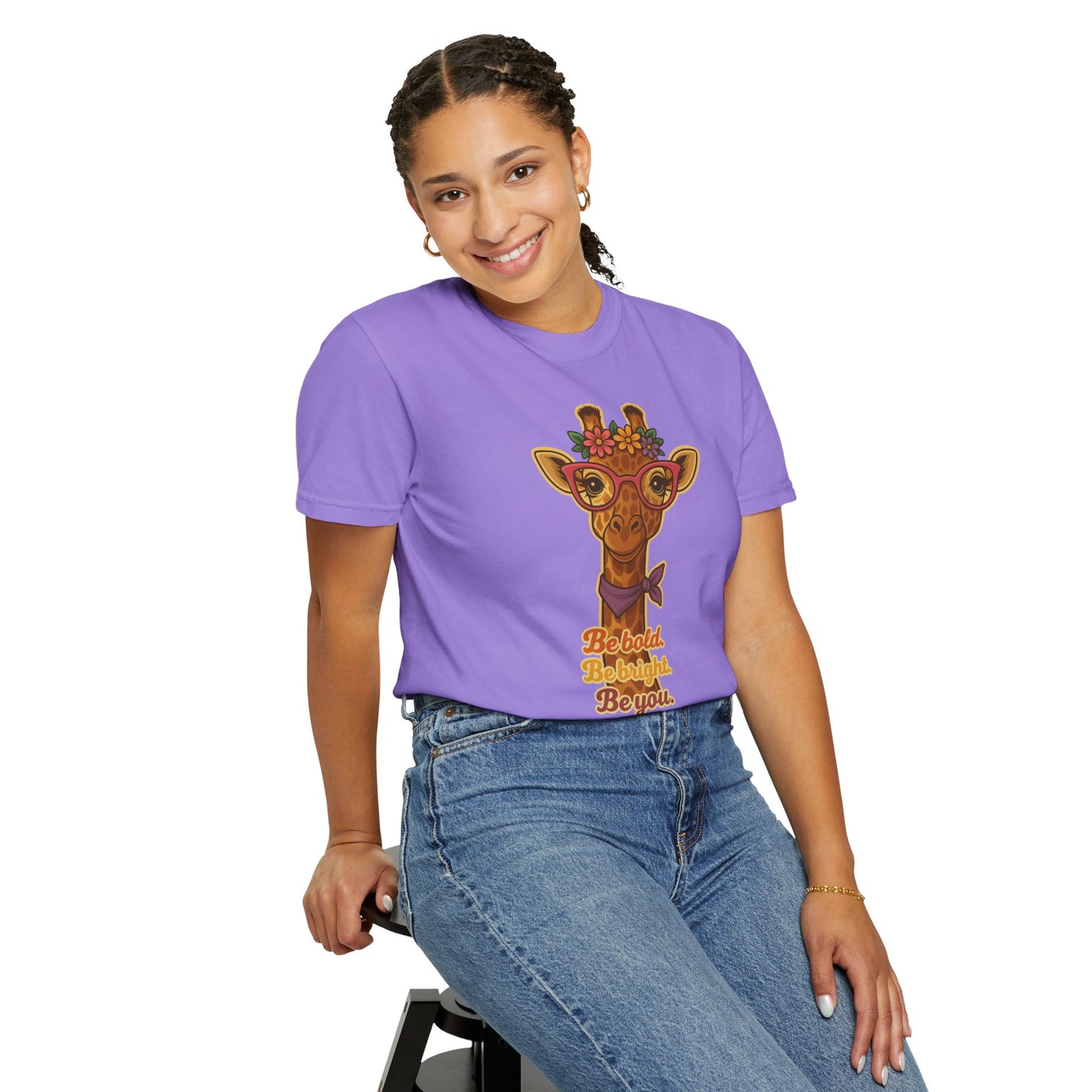 Cute Giraffe T-shirt | Inspirational Women's Graphic Tee