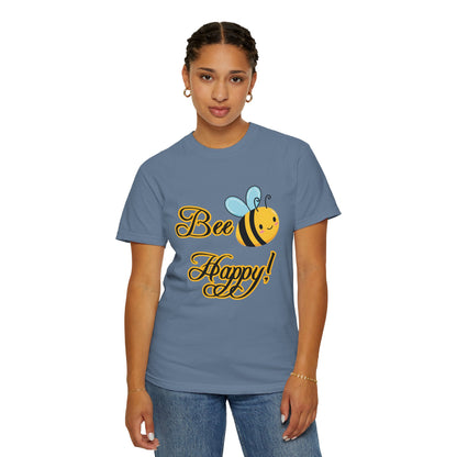 Bee Happy T-shirt | Cute Graphic Tee for Nature Lovers