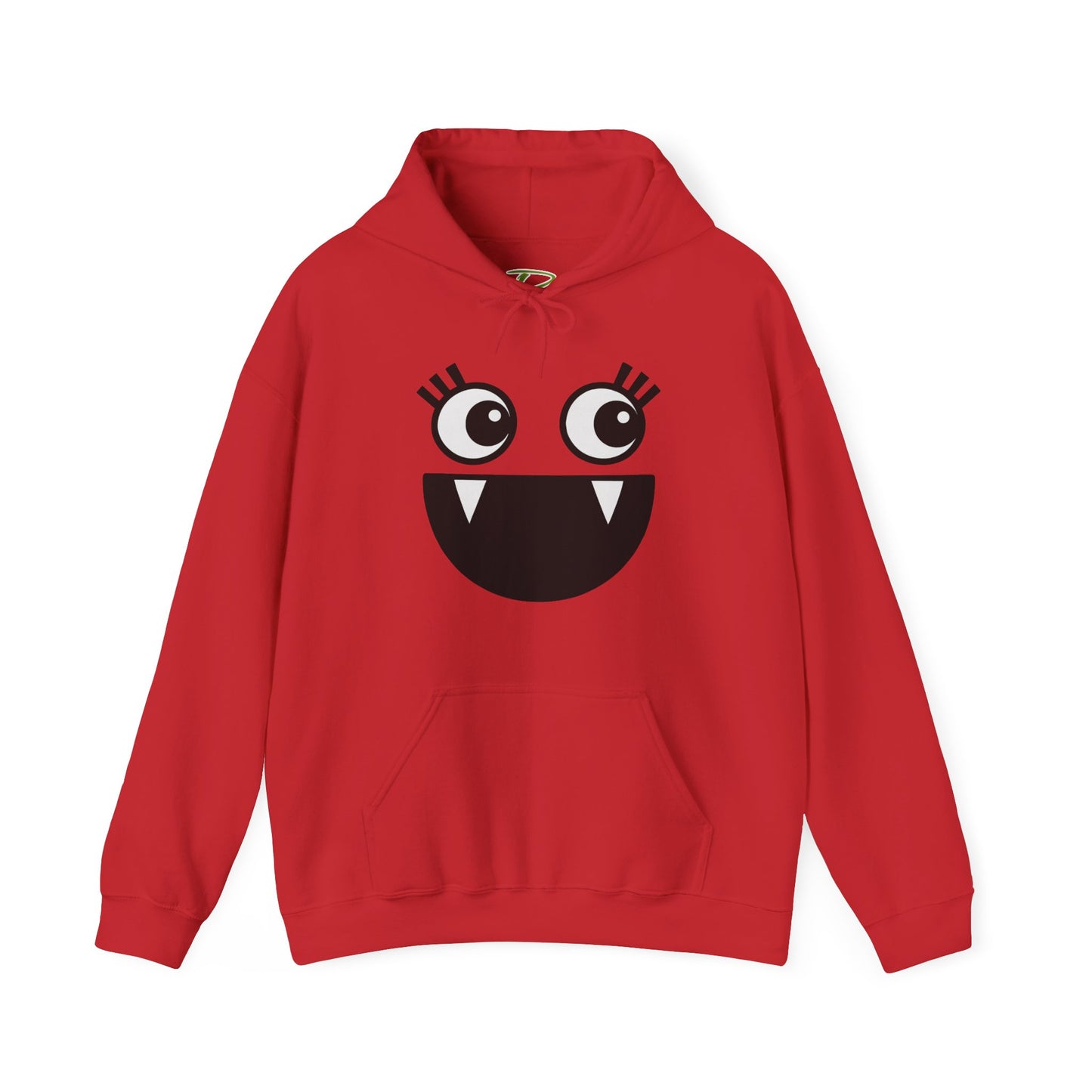 Cartoon Hoodie - Funny Monster Face Hoodie for Women