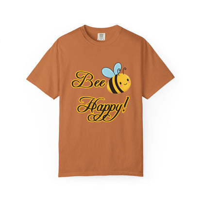 Bee Happy T-shirt | Cute Graphic Tee for Nature Lovers