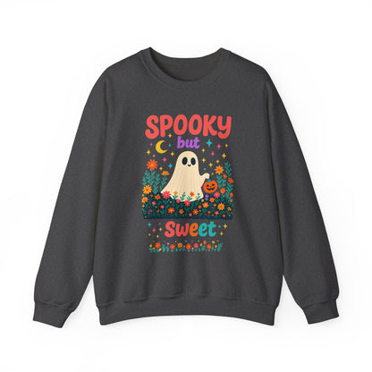Spooky but Sweet Halloween Sweatshirt – Cute Fall Crewneck