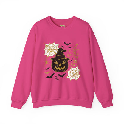 Halloween Pumpkin Sweatshirt – Spooky Crewneck - Halloween Sweatshirt - Cozy Fall Sweater & Seasonal Gift