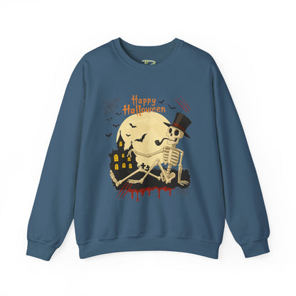 Halloween Skeleton Sweatshirt - Spooky Crewneck- Halloween Crewneck Sweater - Halloween Costume