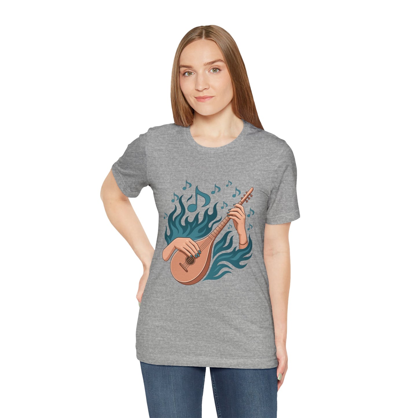 Women's Music Lover T-Shirt | Festival Outfit | Casual Wear Gift |  Lightweight fabric Tee