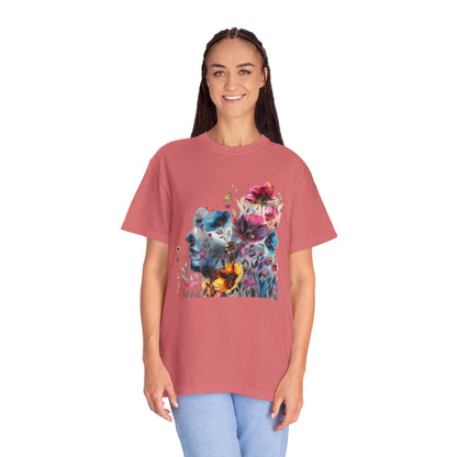 Boho Women's T-shirt | Floral Silhouette Women’s T-Shirt