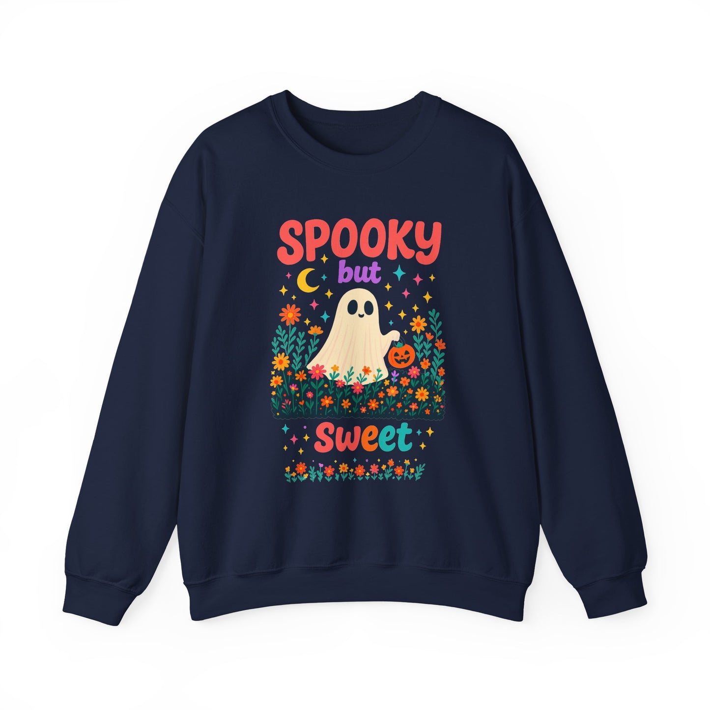 Spooky but Sweet Halloween Sweatshirt – Cute Fall Crewneck