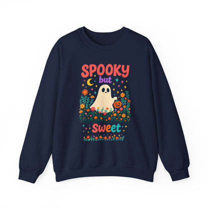 Spooky but Sweet Halloween Sweatshirt – Cute Fall Crewneck
