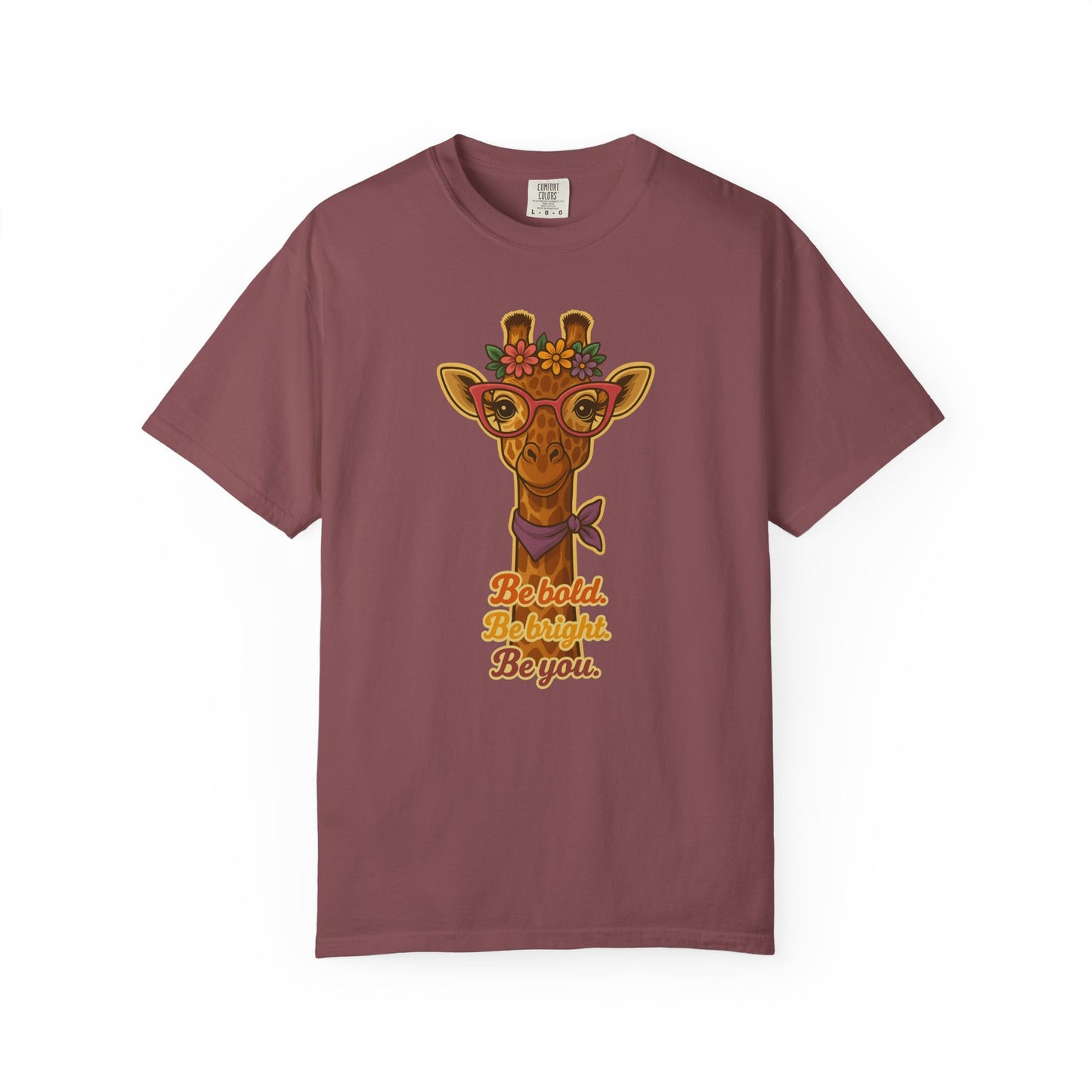 Cute Giraffe T-shirt | Inspirational Women's Graphic Tee