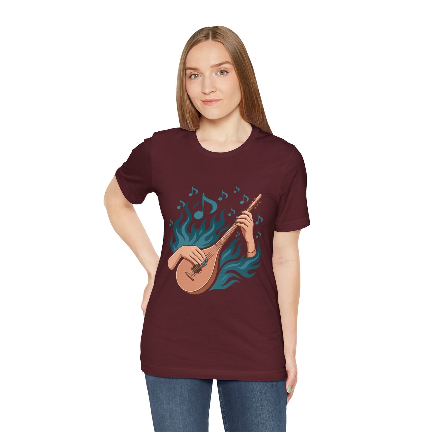 Women's Music Lover T-Shirt | Festival Outfit | Casual Wear Gift |  Lightweight fabric Tee
