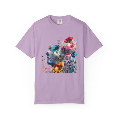 Boho Women's T-shirt | Floral Silhouette Women’s T-Shirt