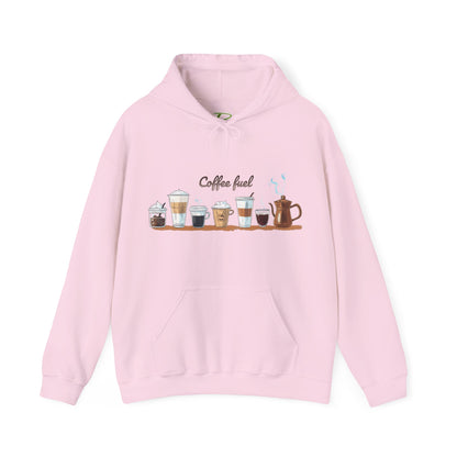 Coffee Hoodie - Unisex Coffee-Themed Hooded Sweatshirt - Cozy Sweatshirt for Coffee Lovers
