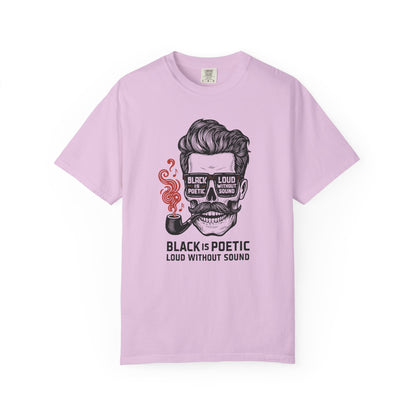 Men’s Graphic T-Shirt - Black Is Poetic Tee - Streetwear Art Shirt & Gift for Him