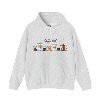 Coffee Hoodie - Unisex Coffee-Themed Hooded Sweatshirt - Cozy Sweatshirt for Coffee Lovers