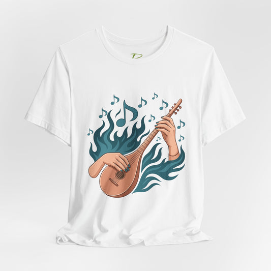 Women's Music Lover T-Shirt | Festival Outfit | Casual Wear Gift |  Lightweight fabric Tee