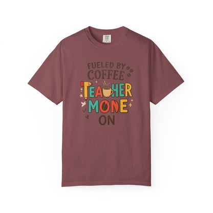 Teacher Coffee T-Shirt | Funny Unisex Teaching Tee | Unisex Back to School Tee