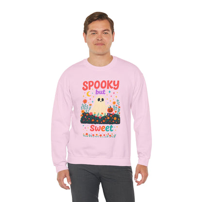 Spooky but Sweet Halloween Sweatshirt – Cute Fall Crewneck