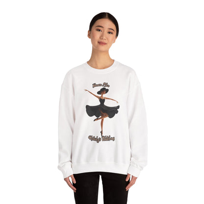 Ballerina Sweatshirt – Women’s Cozy Ballet Crewneck Sweatshirt - Ballerina Valentine Gift