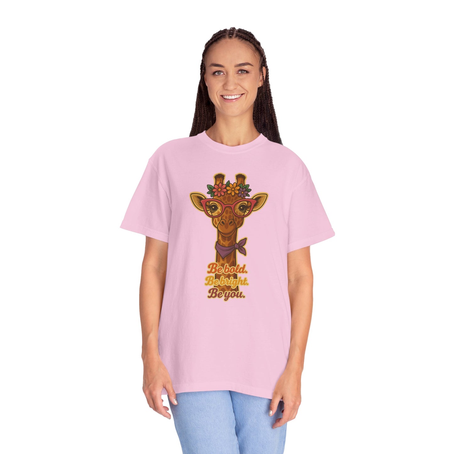 Cute Giraffe T-shirt | Inspirational Women's Graphic Tee