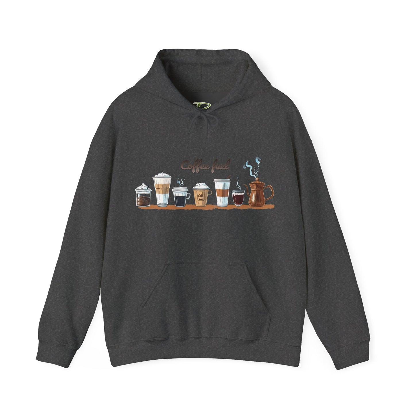Coffee Hoodie - Unisex Coffee-Themed Hooded Sweatshirt - Cozy Sweatshirt for Coffee Lovers
