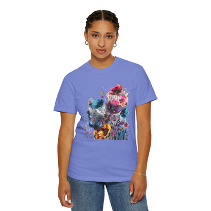 Boho Women's T-shirt | Floral Silhouette Women’s T-Shirt