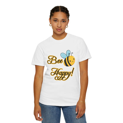 Bee Happy T-shirt | Cute Graphic Tee for Nature Lovers