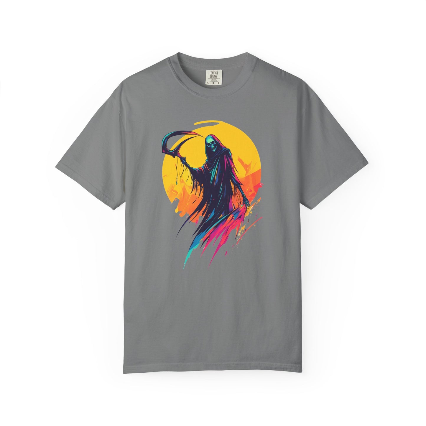 Grim Reaper T-Shirt - Halloween Costume - Halloween Graphic Tee - Unique Gothic Shirt & Casual Gift