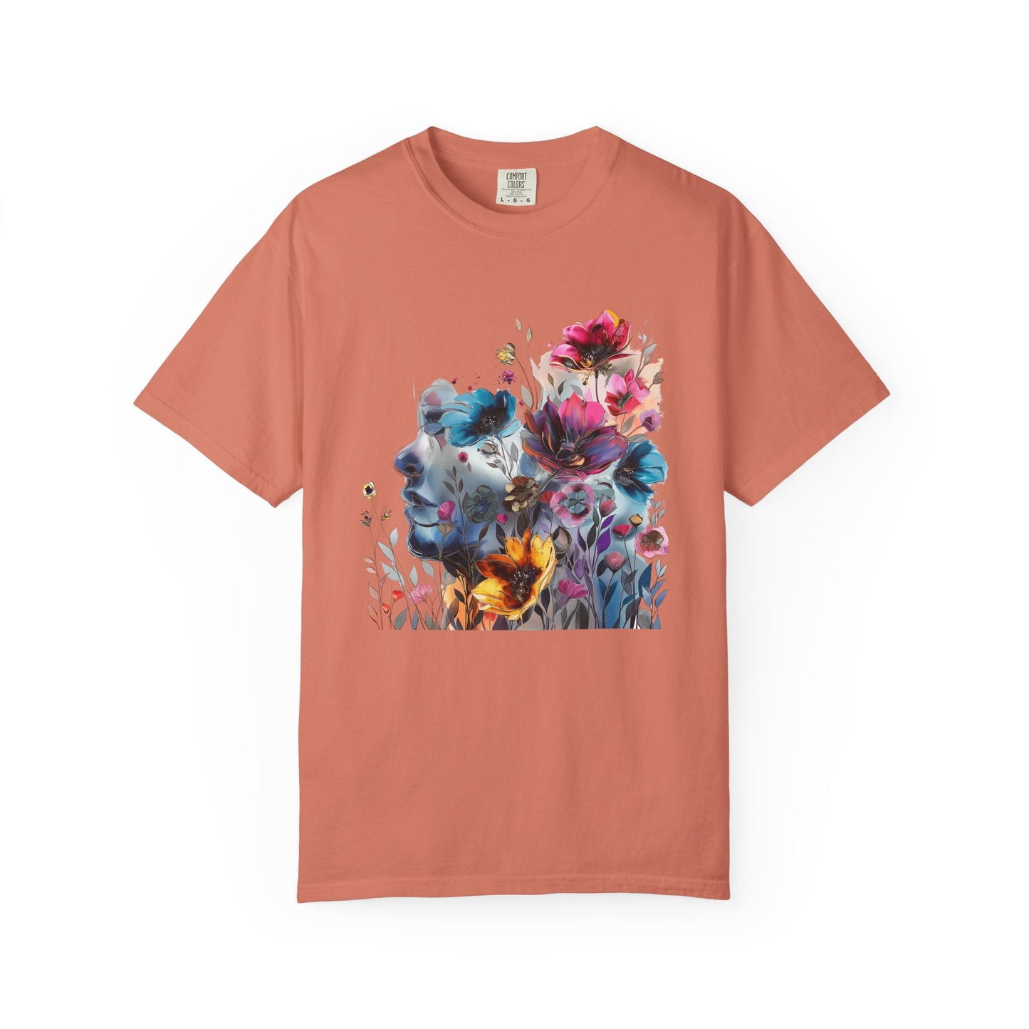 Boho Women's T-shirt | Floral Silhouette Women’s T-Shirt