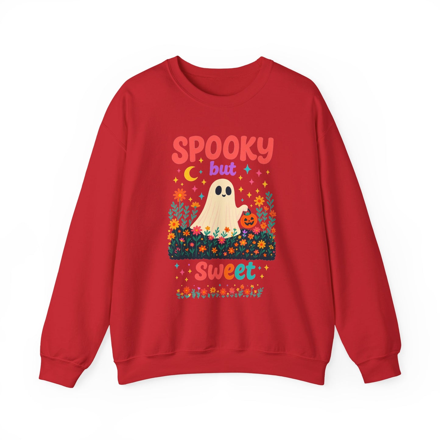 Spooky but Sweet Halloween Sweatshirt – Cute Fall Crewneck
