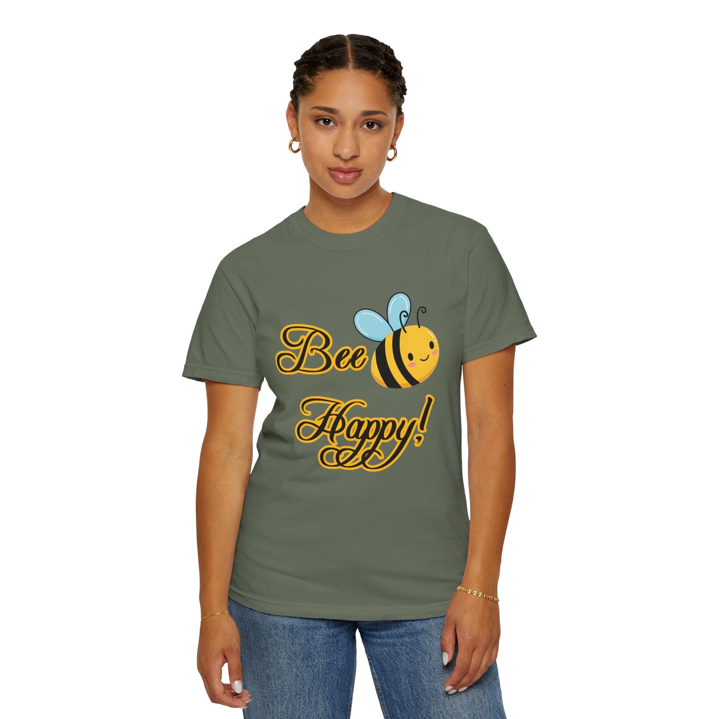 Bee Happy T-shirt | Cute Graphic Tee for Nature Lovers