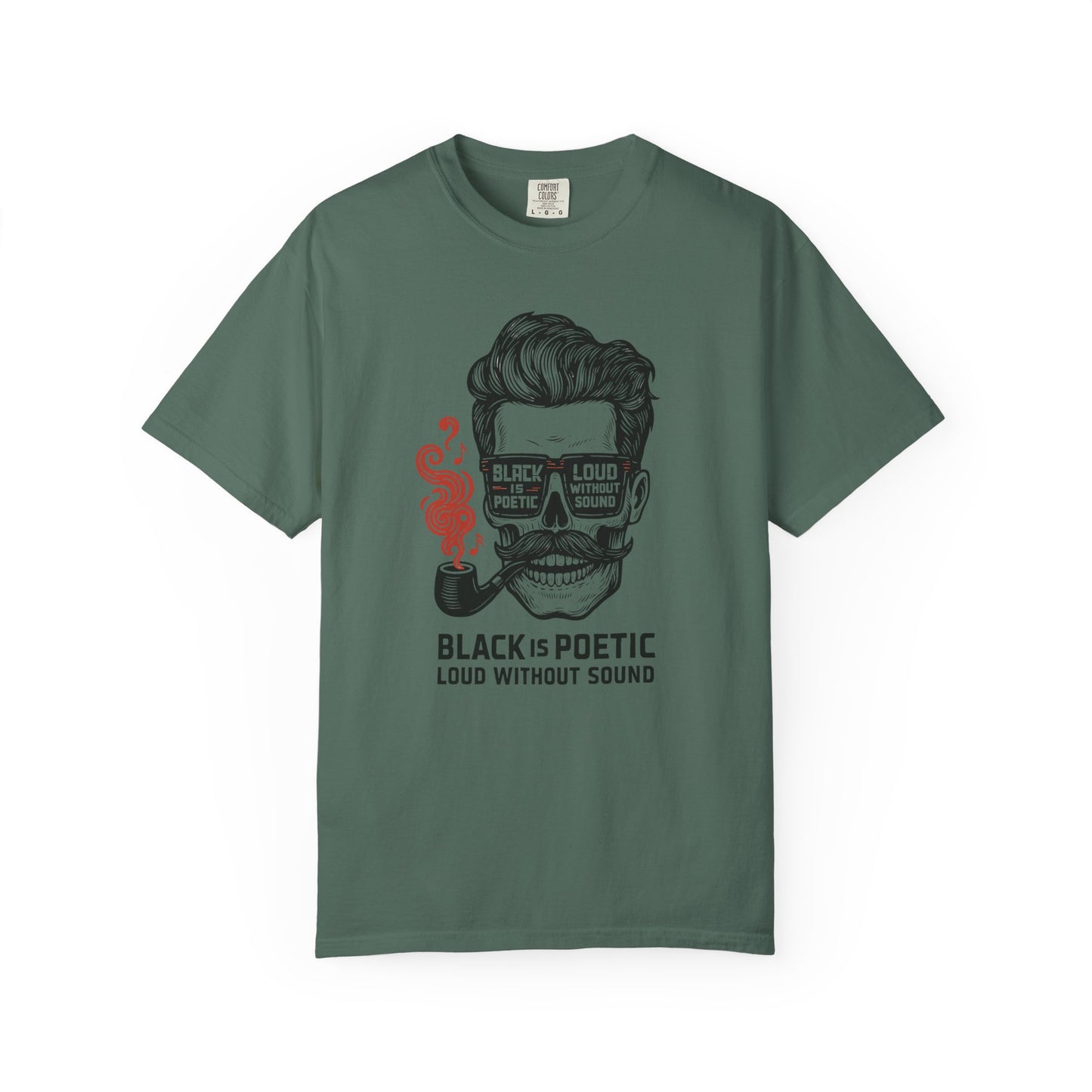 Men’s Graphic T-Shirt - Black Is Poetic Tee - Streetwear Art Shirt & Gift for Him