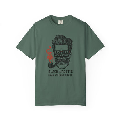 Men’s Graphic T-Shirt - Black Is Poetic Tee - Streetwear Art Shirt & Gift for Him