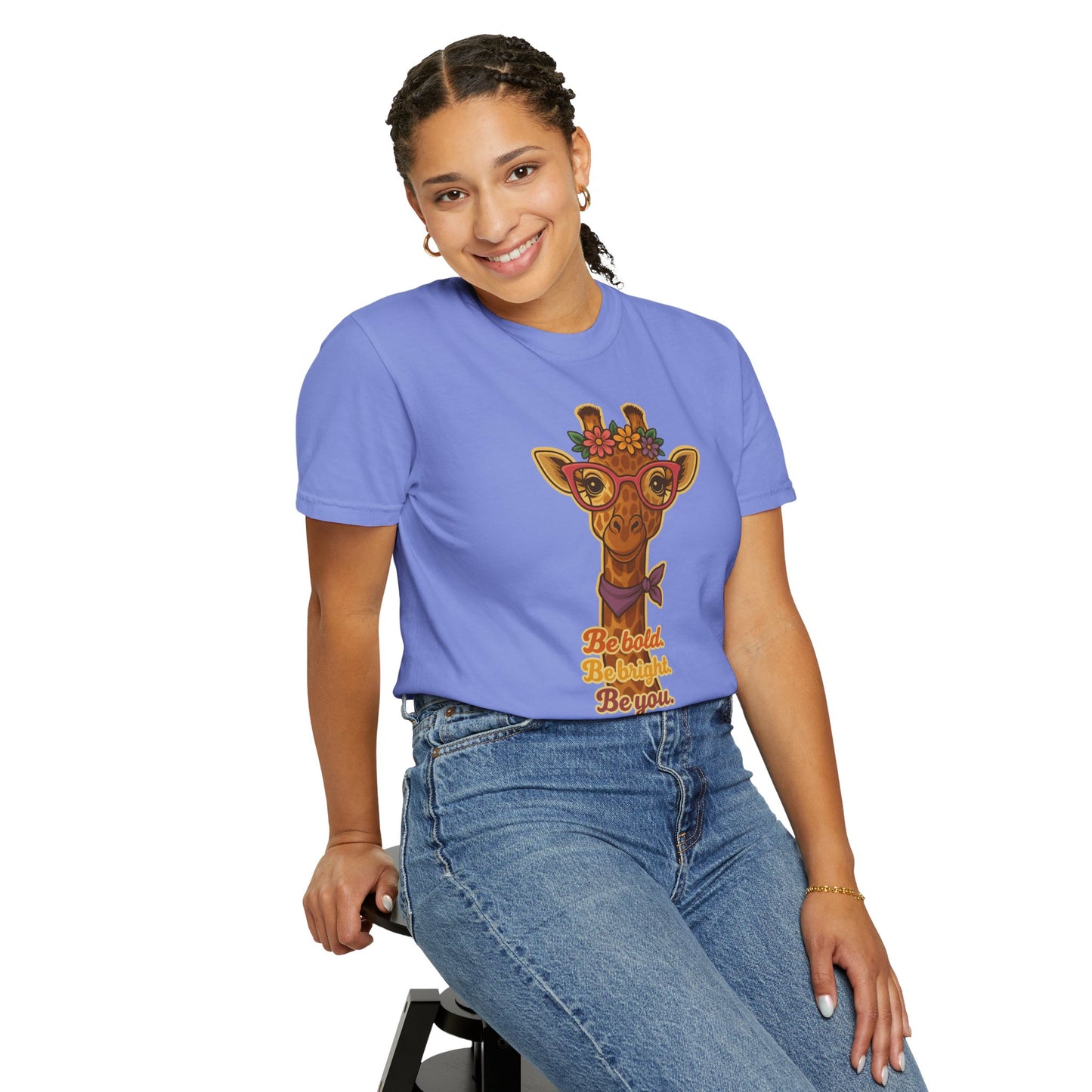 Cute Giraffe T-shirt | Inspirational Women's Graphic Tee
