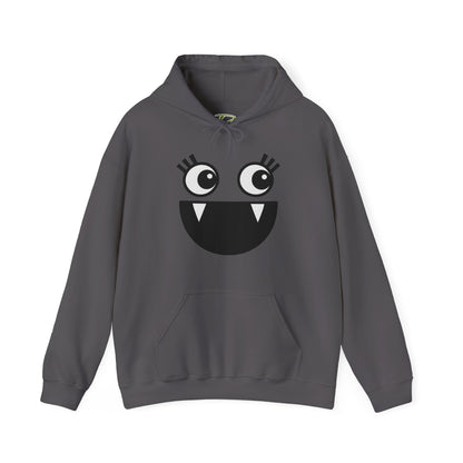 Cartoon Hoodie - Funny Monster Face Hoodie for Women