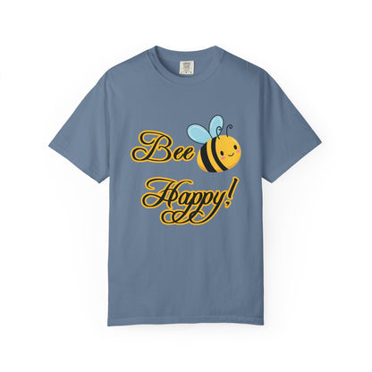 Bee Happy T-shirt | Cute Graphic Tee for Nature Lovers