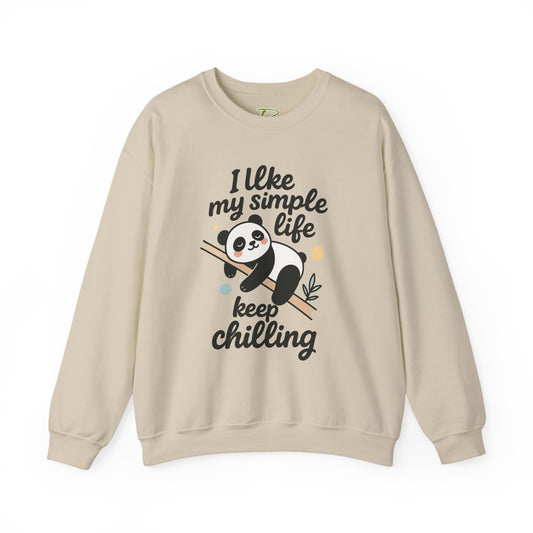 Panda Sweatshirt - Simple Life Graphic Pullover
