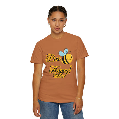 Bee Happy T-shirt | Cute Graphic Tee for Nature Lovers